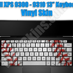 Choose Any 1 Custom Vinyl Skin / Decal / Sticker Design for the Dell XPS 9300 - 9310 13&quot; Laptop Keyboard -Personalized- Free US Shipping!