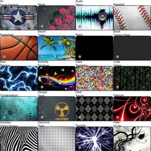 Choose Any 1 Vinyl Decal/Skin Design for HP Envy 2050SE 14&quot; (2010-2011)  Laptop Lid