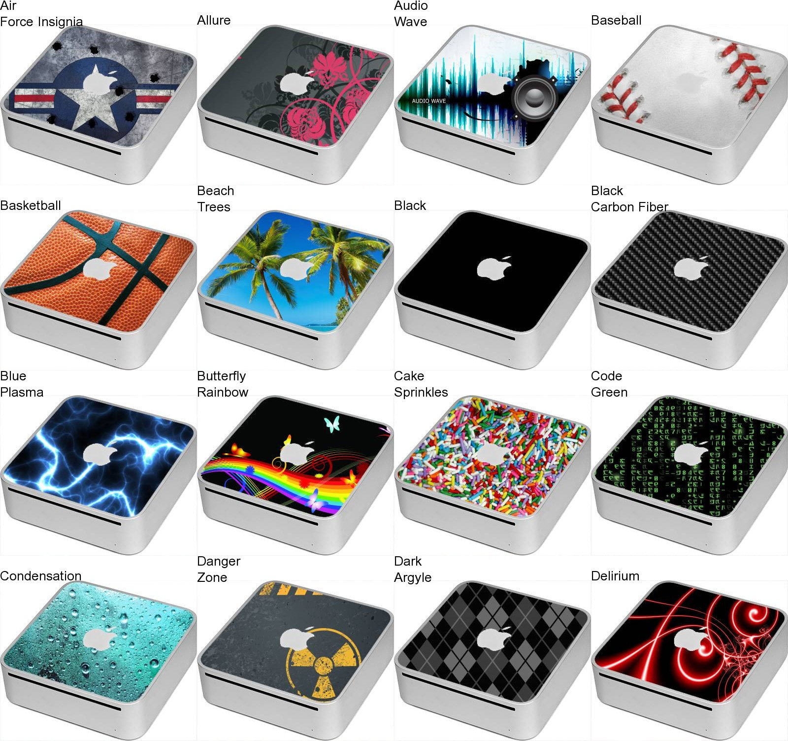 Any 1 Custom Vinyl Skin / Decal / Sticker Design for the Apple Mac