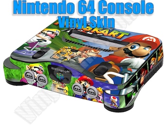 Choose Any 1 Custom Vinyl Skin / Decal / Sticker Design for the Nintendo 64 Console (N64) - Free US Shipping!