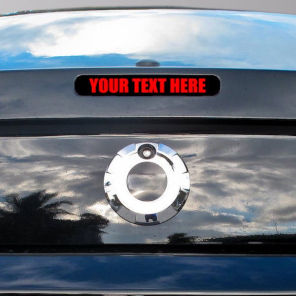 3rd Brake Light Decal Overlay Etsy