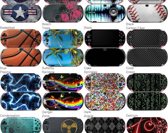 Choose Any Vinyl Skin/Sticker/Decal Designs for the Sony PS Vita PCH-2000