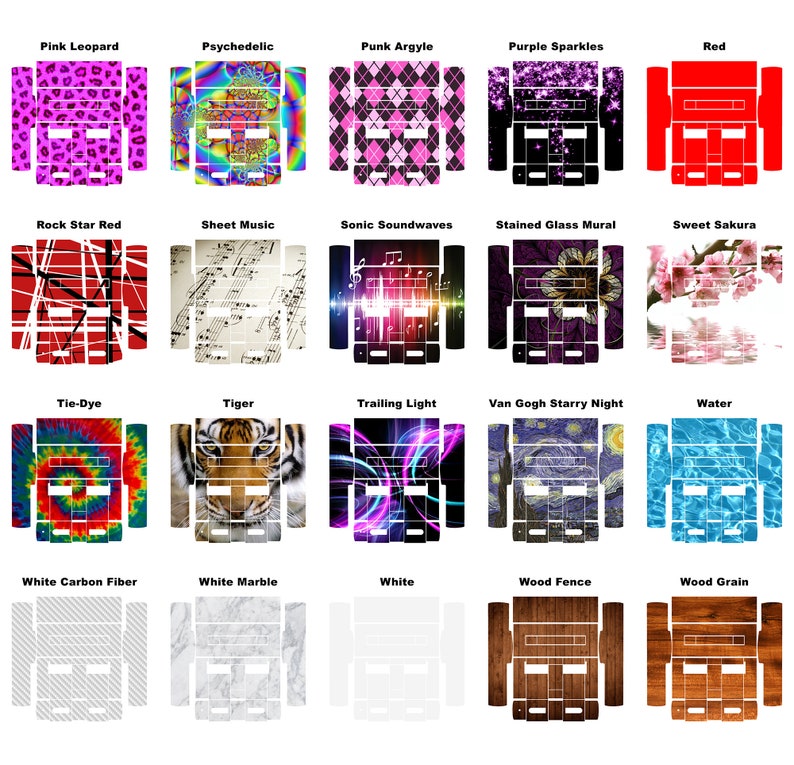 Random Skin Sticker Choose Any 1 Custom Vinyl Skin / Decal / Sticker Design for - Etsy