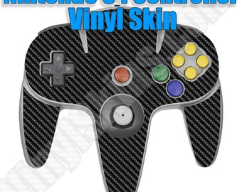 Choose Any 2 Vinyl Skin/Sticker/Decal Designs for the Nintendo 64 Controller (N64)