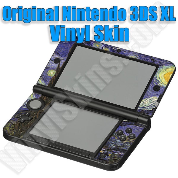 Choose Any 2 Custom Vinyl Skin / Sticker / Decal Designs for the Original Nintendo 3DS XL -Personalized- Free US Shipping!