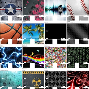 Choose Any 1 Vinyl Decal/Skin Design for Dell Latitude E5410 14.1&quot; Laptop Lid + Palm Rest Area