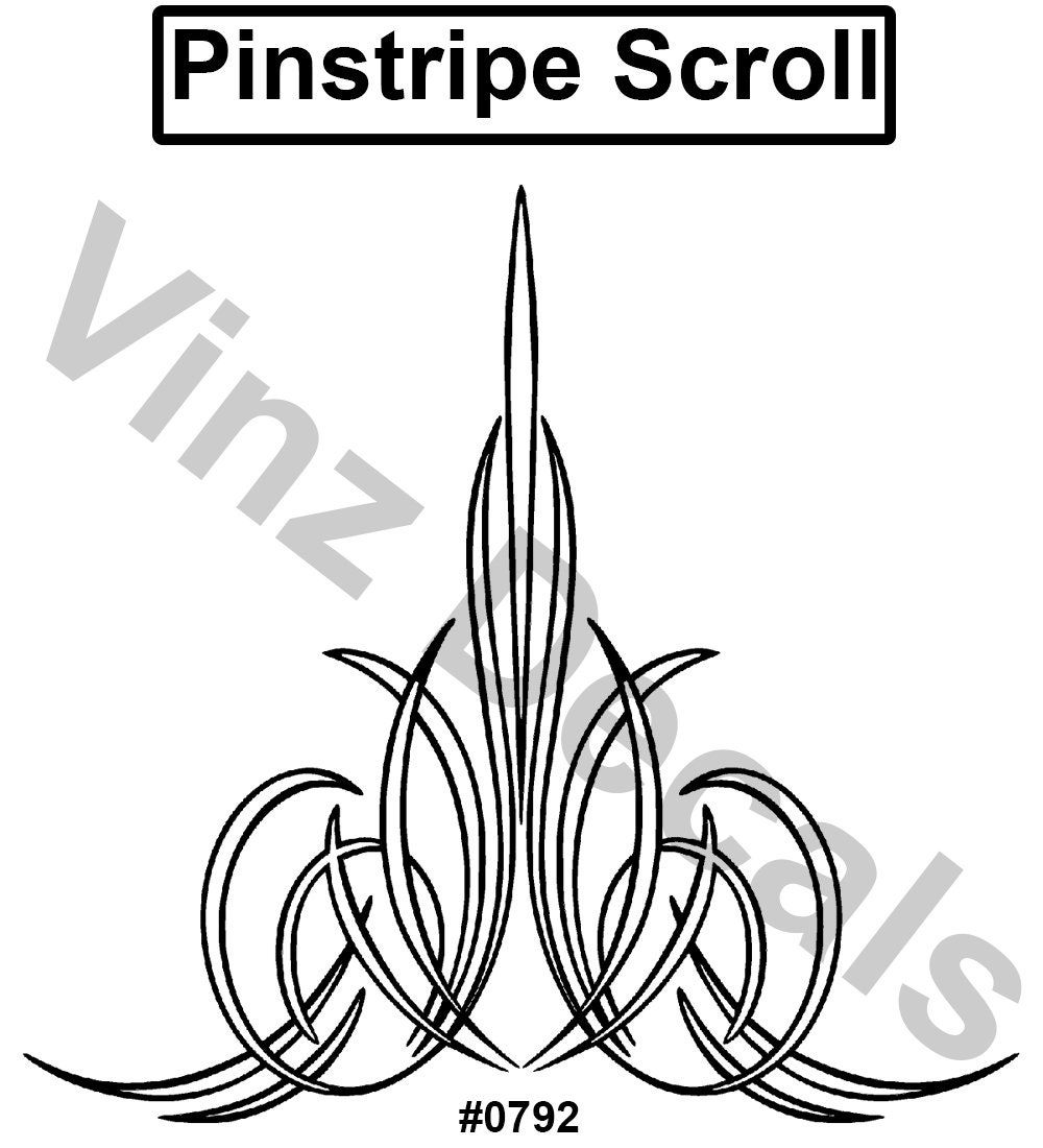 High-quality Vinyl Pinstripe Decal Design - Many Colors and Sizes ...