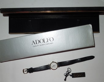 adolfo quartz watch