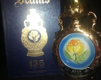 Vintage 1978 Jim Beam Genuine Regal China Decanter with Original Box