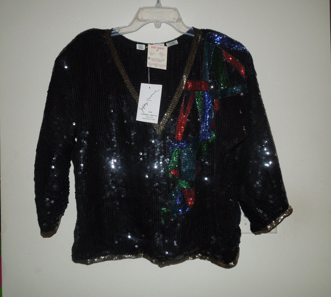 Vintage 80s 90s Jeffrey Lawrence for Lawrence Bentley Beaded Fabric Belt Black Hour Detroit - April 2023 by Hour Media - Issuu main image 2