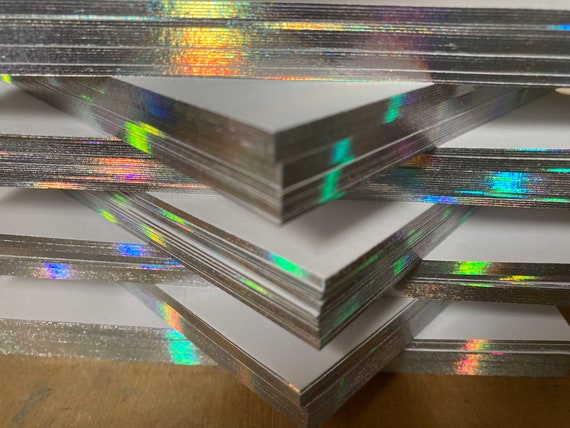 silver holographic card MINI Silver Crystalstruck Tarot