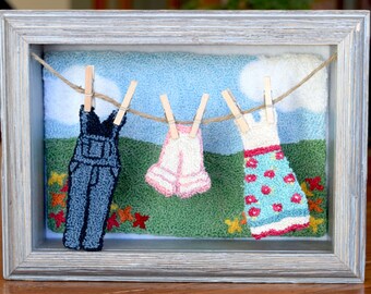 Oh You Pretty Things : Well Loved Wear Punch Needle