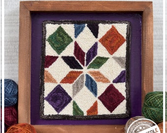 The Country Quilter Punch Needle Pattern & Fabric