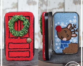 Knock Knock, Deer's Here! Punch Needle Pattern + Fabric