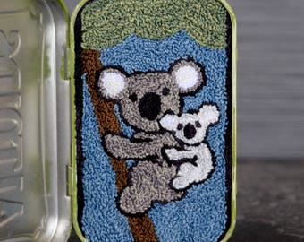 Keenan and Kenny Koala Punch Needle Pattern & Fabric