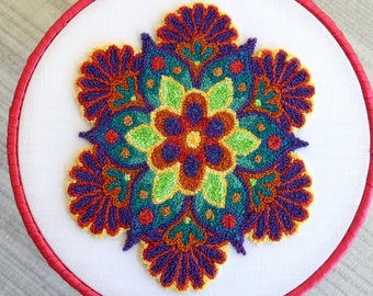 Mae’s Mandala Punch Needle Pattern & Fabric