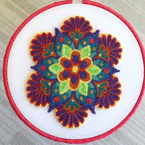 Mae’s Mandala Punch Needle Pattern & Fabric