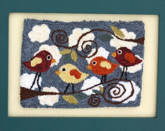 Singing to the Choir Punch Needle Pattern & Fabric