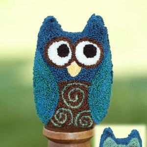 Ollie the Owl Punch Needle Pattern & Fabric image 1