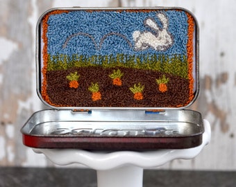 Little Bunny Hop Hop Punch Needle