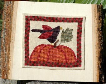 Crowing About Fall Cross Stitch Pattern