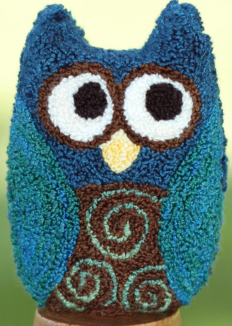 Ollie the Owl Punch Needle Pattern & Fabric image 2