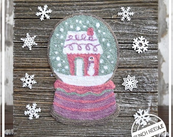 A Snowy Day Punch Needle Pattern + Fabric