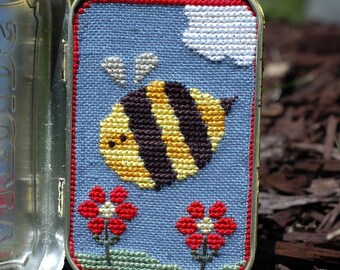 Just Bee-Cause Cross Stitch Pattern