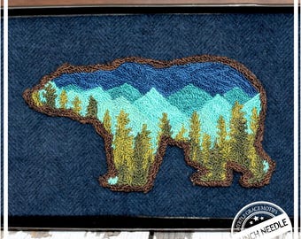 Wander Into the Wild Punch Needle Pattern + Fabric