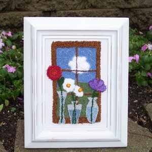 Flowerful View Punch Needle