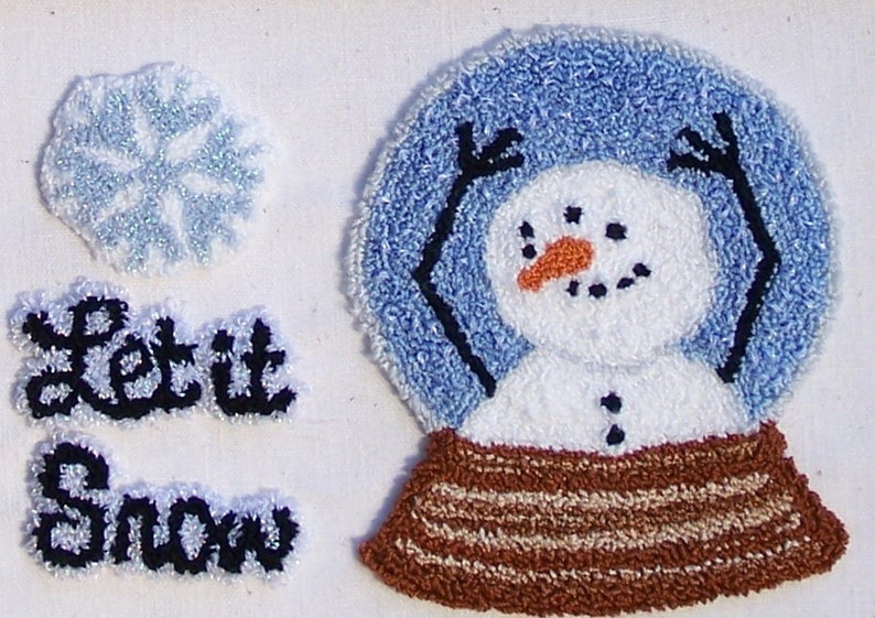 Let it Snow Punch Needle image 2