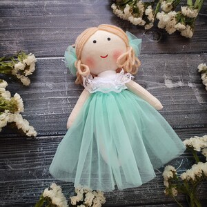 Flower Girl Doll Blonde Hair Proposal Doll 8