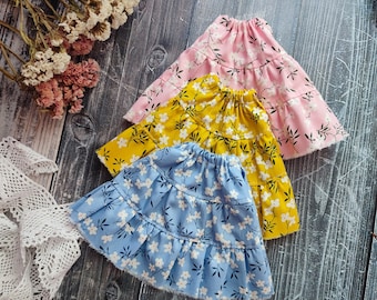 Textile dress  for doll 10-12&quot; Clothes for doll Cotton doll&#39;s dress Toddler doll accessories