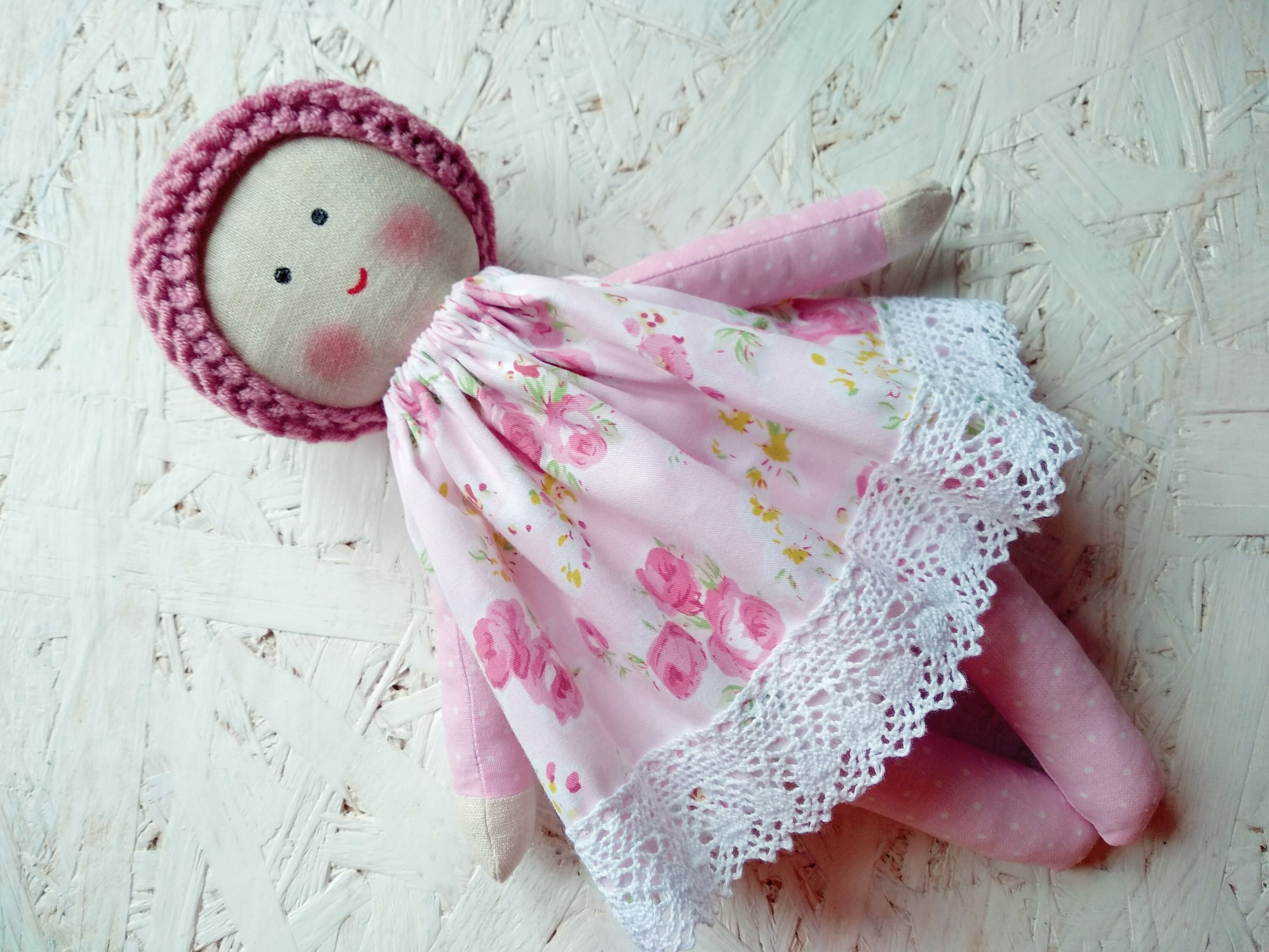 Baby's First Doll Organic soft toy Rag doll for baby | Etsy