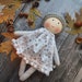 Baby's First Rag Doll: Handmade Cotton Sleeping Doll, Newborn Gift - Etsy