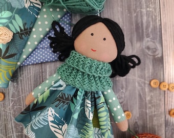 手作りの茶色の肌の男の子人形、柔らかい布人形、記念品 - Etsy 日本