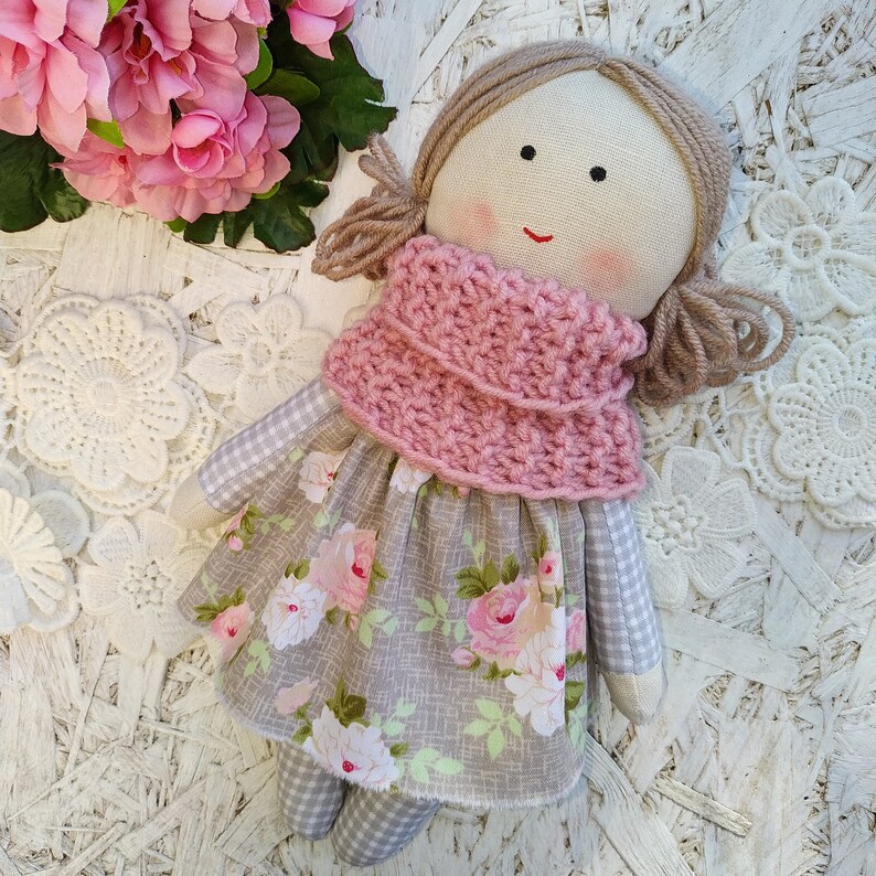 Personalized Rag Doll Baby First Doll Cloth Doll for Kids Etsy