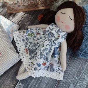 Personalised rag doll Baby first doll Cloth doll First birthday gift Doll for one year Children friendly New baby gift