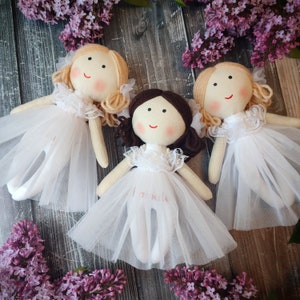 Flower girl doll Proposal doll Ballerina doll 8 Wedding doll Little princess mini doll Dancer cloth tiny doll personalized image 8