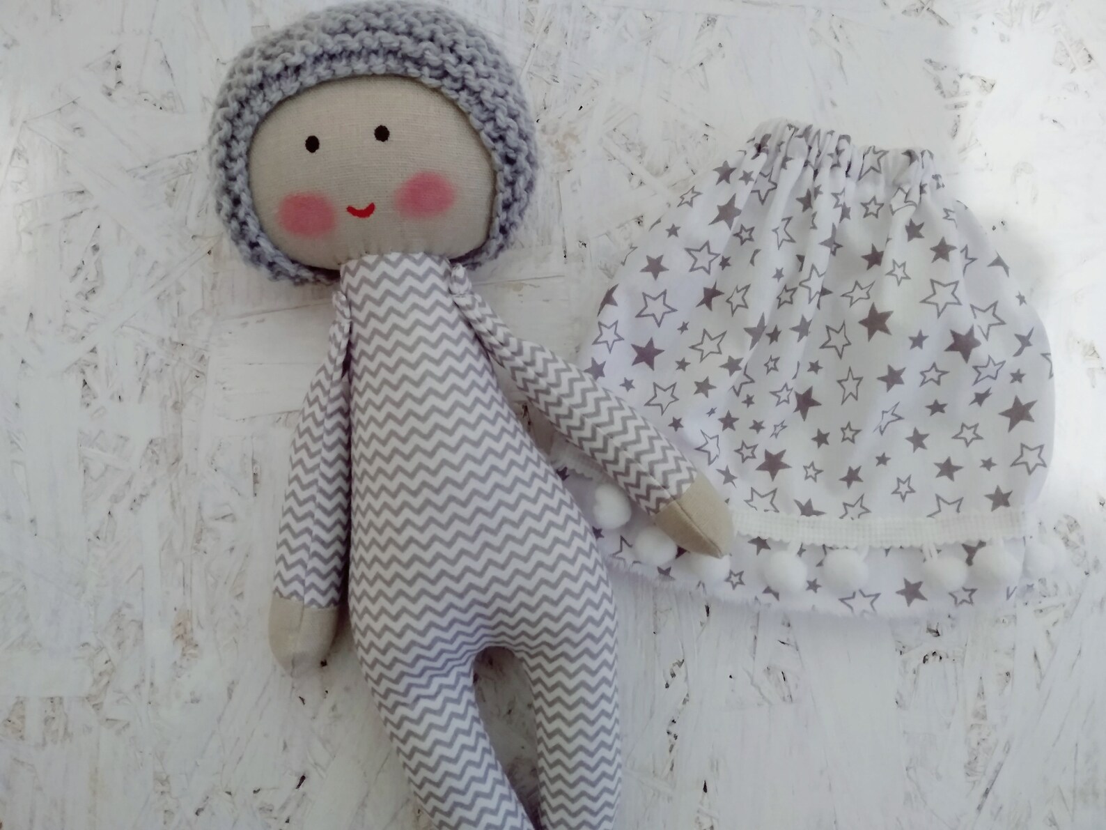 Baby's First Rag Doll: Handmade Cotton Sleeping Doll, Newborn Gift - Etsy