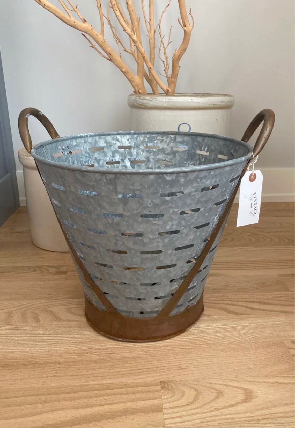 Vintage Olive Bucket Etsy