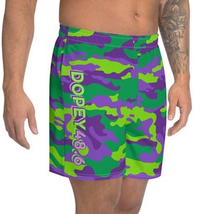 48.6 Challenge Camo Collection Running Costume Men&#39;s Recycled Athletic Shorts
