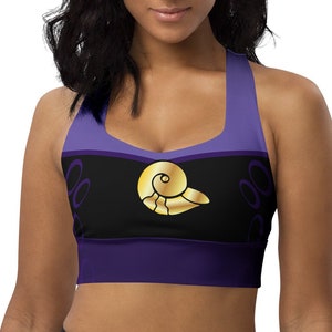 Another Villainous Running Costume Longline sports bra