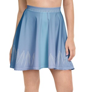 Ice Princess Frozen 2 Running Costume Skater Skirt
