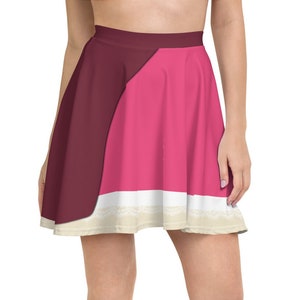 Redhead at Auction Pirate Running Costume Skater Skirt