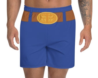 Cowboy Toy Running Costume Men's Athletic Long Shorts