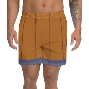 Hercules Running Costume Men&#39;s Athletic Long Shorts
