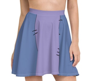 The Sad Donkey Friend Running Costume Skater Skirt