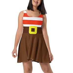 Anxiety Running Costume Skater Dress
