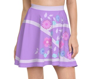 The Power of Beautiful Flowers Running Costume Skater Skirt